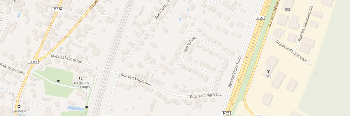 Plan du 17 Rue Voltaire à Étréchy