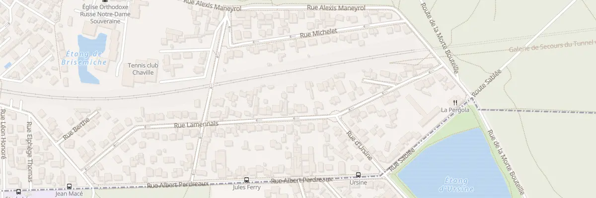 Plan du 59 Rue Lamennais à Chaville