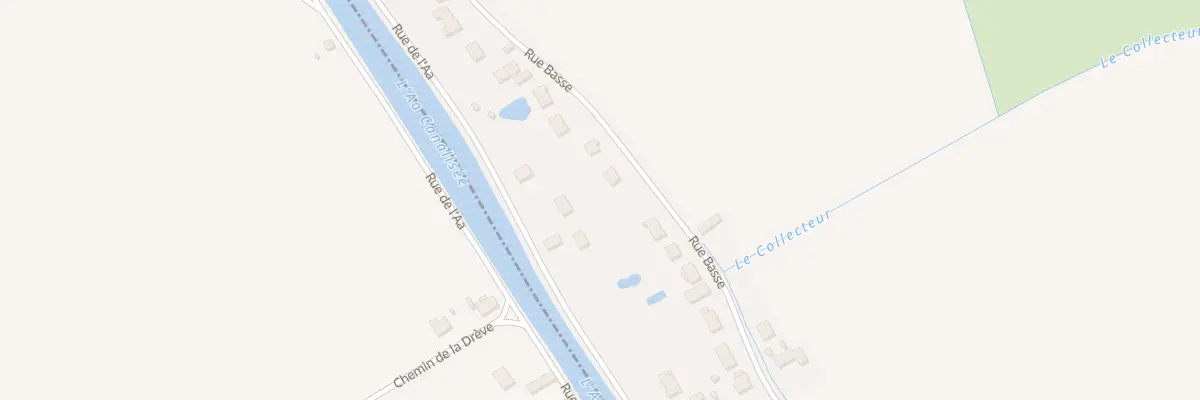 Plan du 740 Rue Basse à Holque