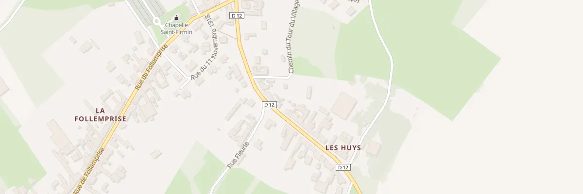 Plan du 211 Rue d’En Bas à Vignacourt