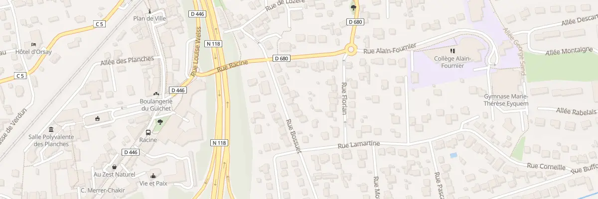 Plan du 34 Rue Bossuet à Orsay