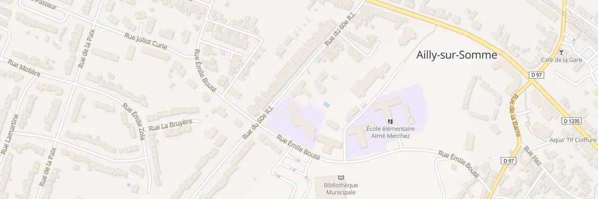 Plan du 5018E Rue du 60 Eme R.I. à Ailly-sur-Somme
