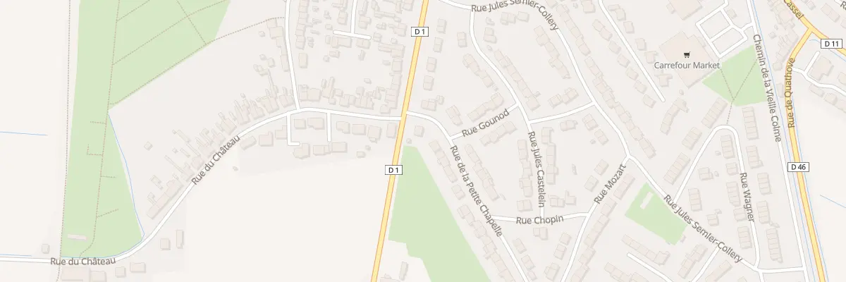 Plan du 113 Rue Jean Varlet à Bourbourg