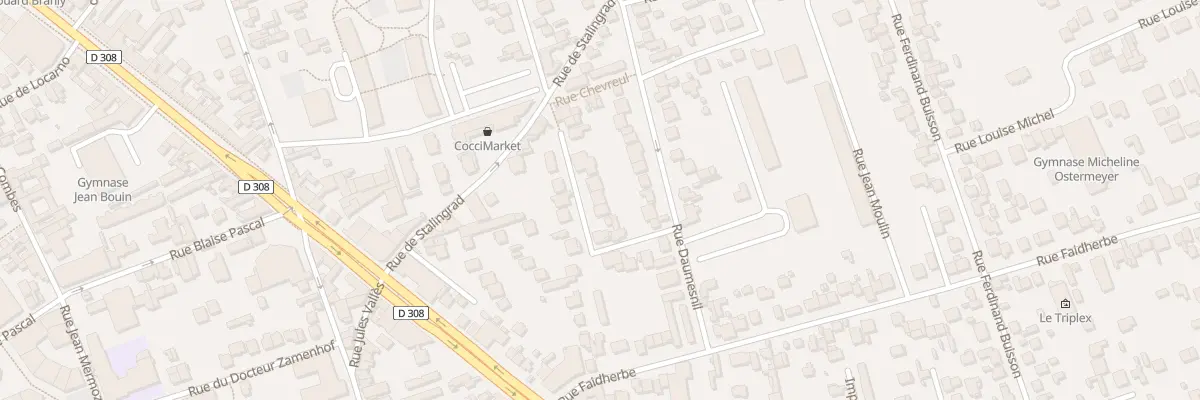 Plan du 10 Rue des Rosiers à Houilles