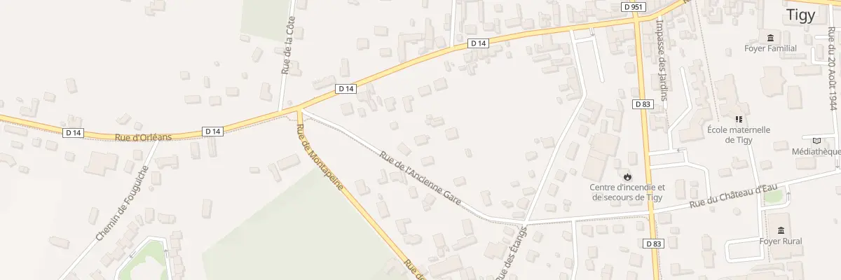 Plan du 26B Rue de l’Ancienne Gare à Tigy