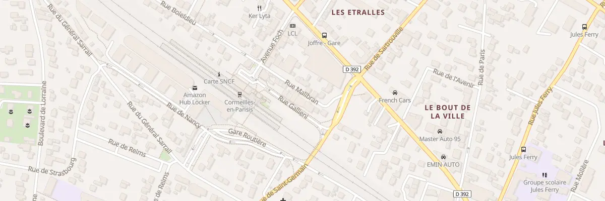 Plan du 11 Rue Galliéni à Cormeilles-en-Parisis