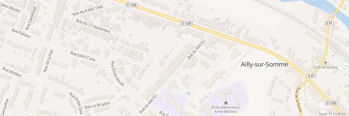 Plan du 21 Rue du 60 Eme R.I. à Ailly-sur-Somme