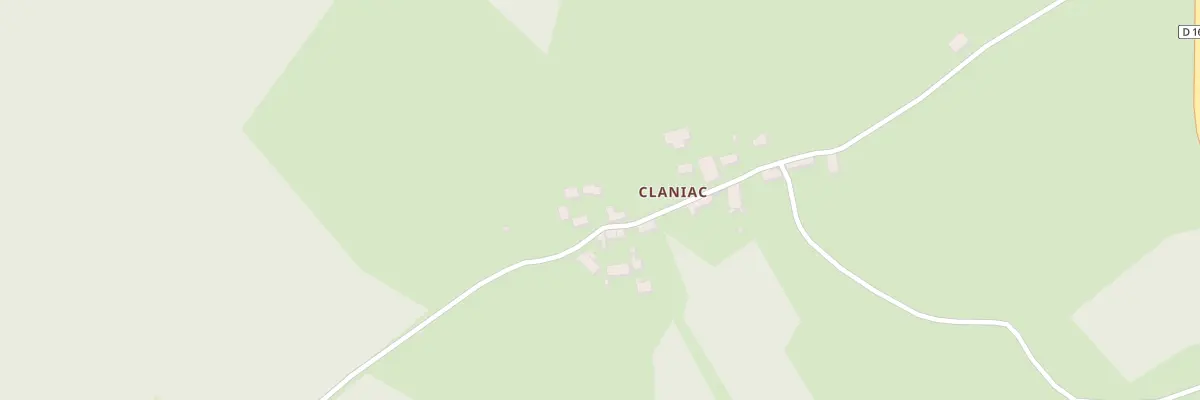 Plan du 10 Claniac à Soursac
