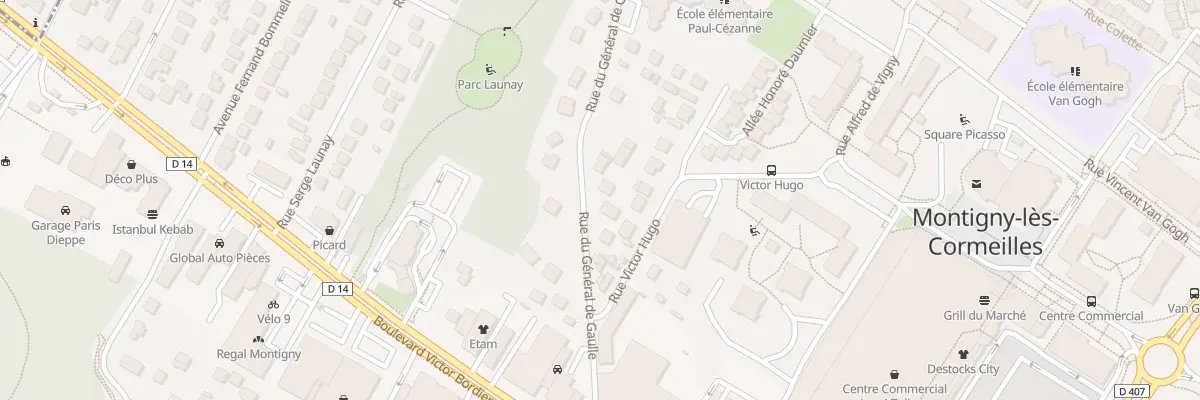 Plan du 110 Rue du General de Gaulle à Montigny-lès-Cormeilles