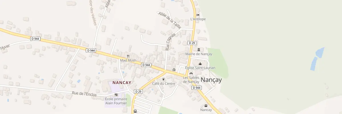 Plan du 6 Rue Cognée à Nançay