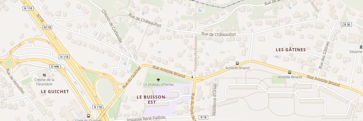 Plan du 59B Rue Aristide Briand à Orsay