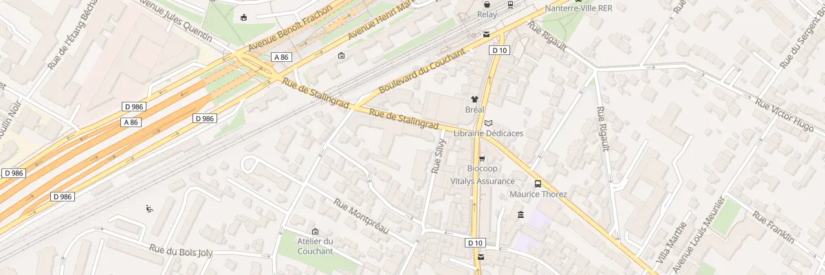 Plan du 47B Rue de Stalingrad à Nanterre