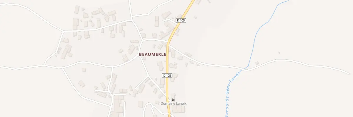 Plan du 11 Beaumerle à Châteaumeillant