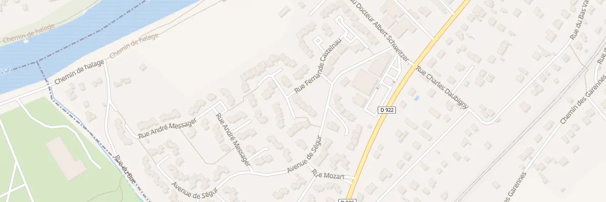 Plan du 4 Sq Camille Saint Saens à Mériel