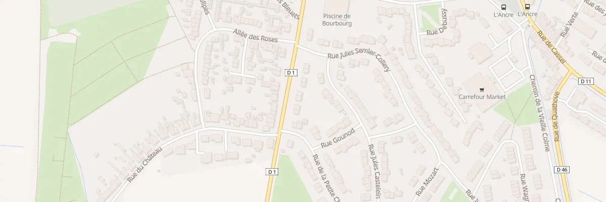 Plan du 107 Rue Jean Varlet à Bourbourg