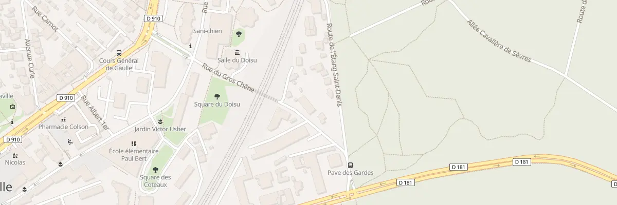 Plan du 7 Rue du Gros Chêne à Chaville