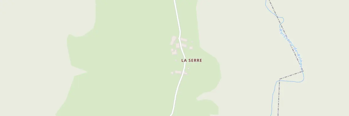 Plan du 5192 La Serre à Rilhac-Xaintrie