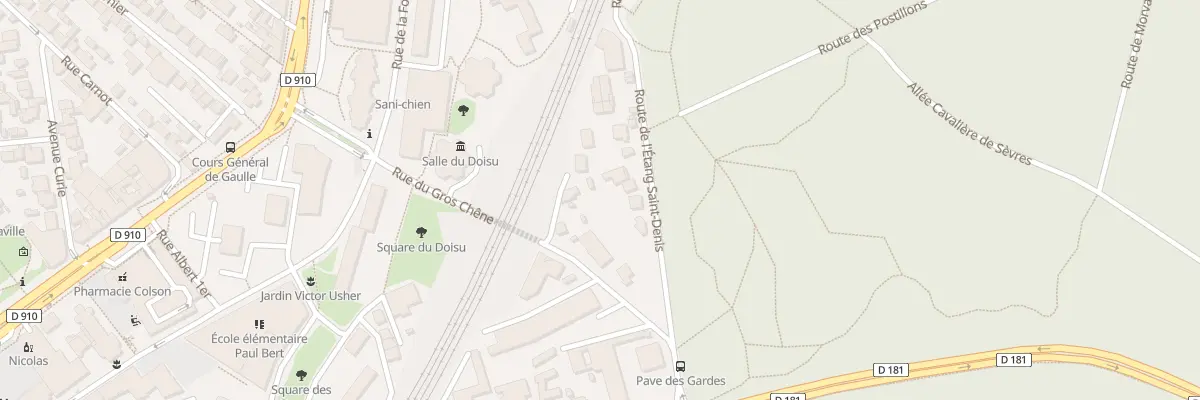 Plan du 10 Rte Etang Saint Denis à Chaville