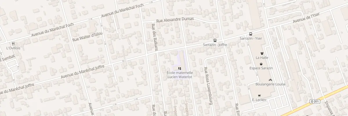 Plan du 48 Av du Mal Joffre à Houilles