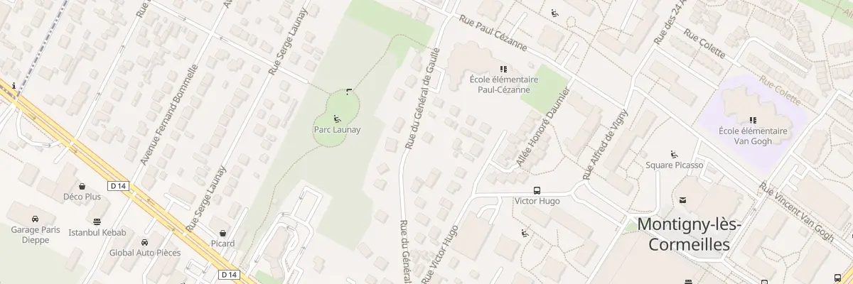 Plan du 118 Rue du General de Gaulle à Montigny-lès-Cormeilles