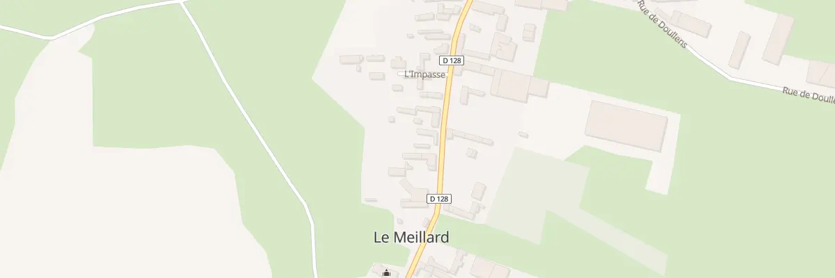 Plan du 13 Rue Principale au Meillard