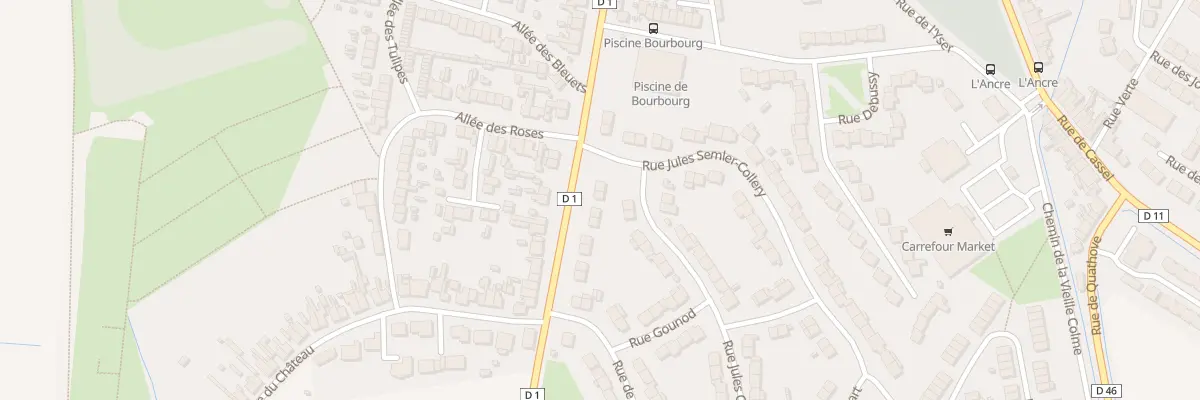 Plan du 99 Rue Jean Varlet à Bourbourg