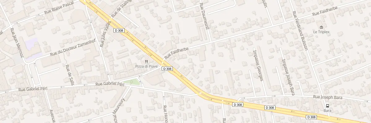 Plan du 6 Rue Faidherbe à Houilles