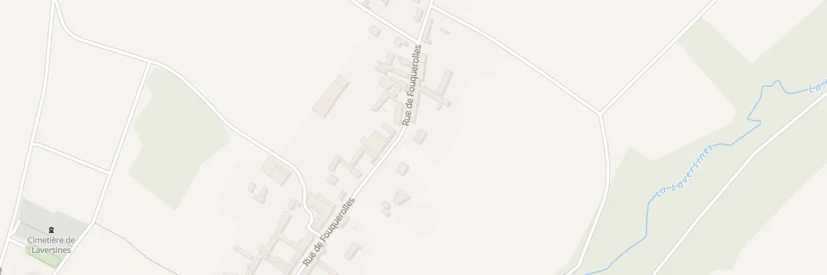 Plan du 34 Rue de Fouquerolles à Laversines