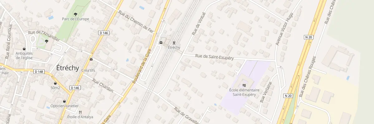 Plan du 10 Rue de Vintué à Étréchy