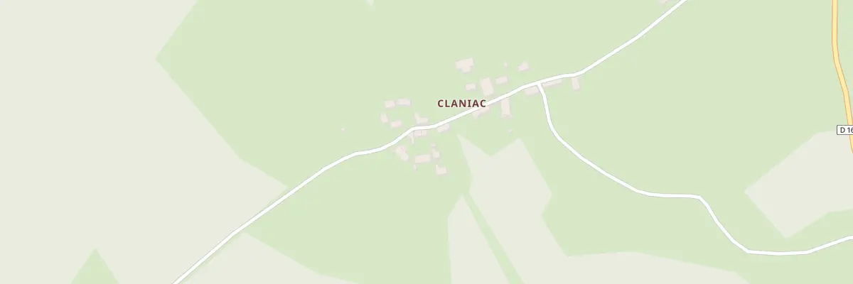 Plan du 9 Claniac à Soursac