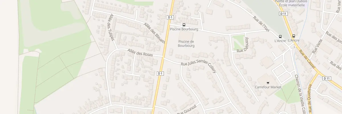 Plan du 95 Rue Jean Varlet à Bourbourg