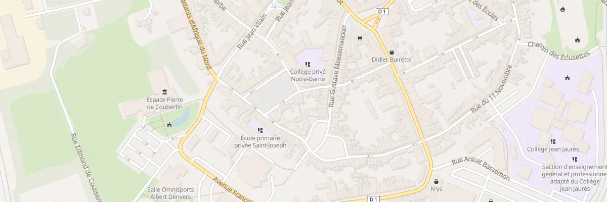 Plan du 27 Rue de l’Abbé Brasseur à Bourbourg