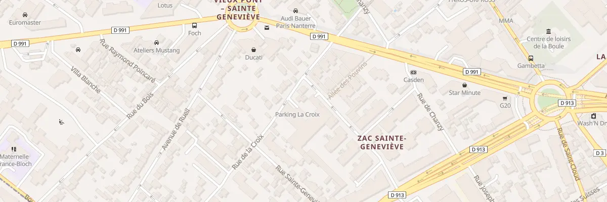 Plan du 19 Rue de la Croix à Nanterre