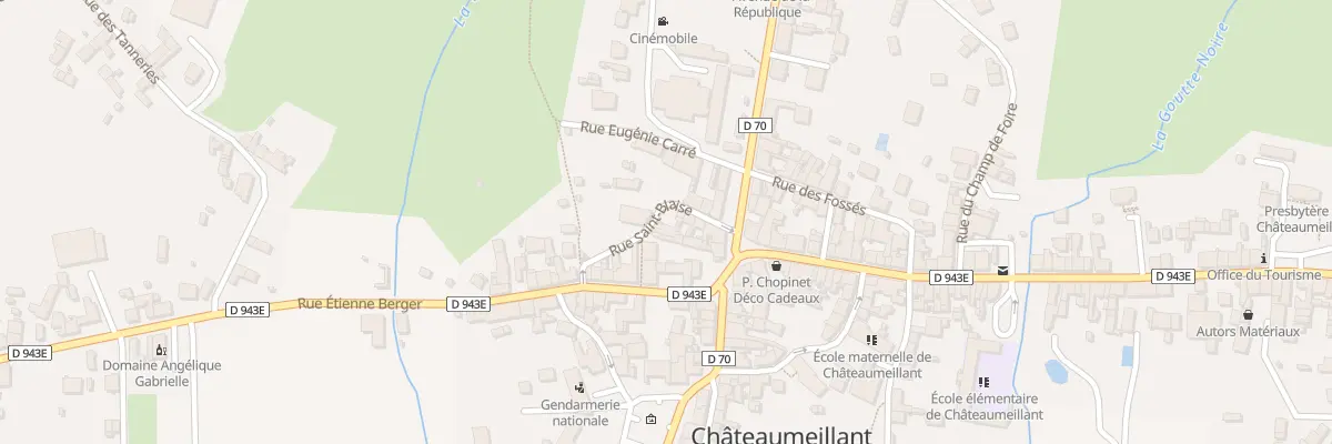 Plan du 2 Rue Saint Blaise à Châteaumeillant