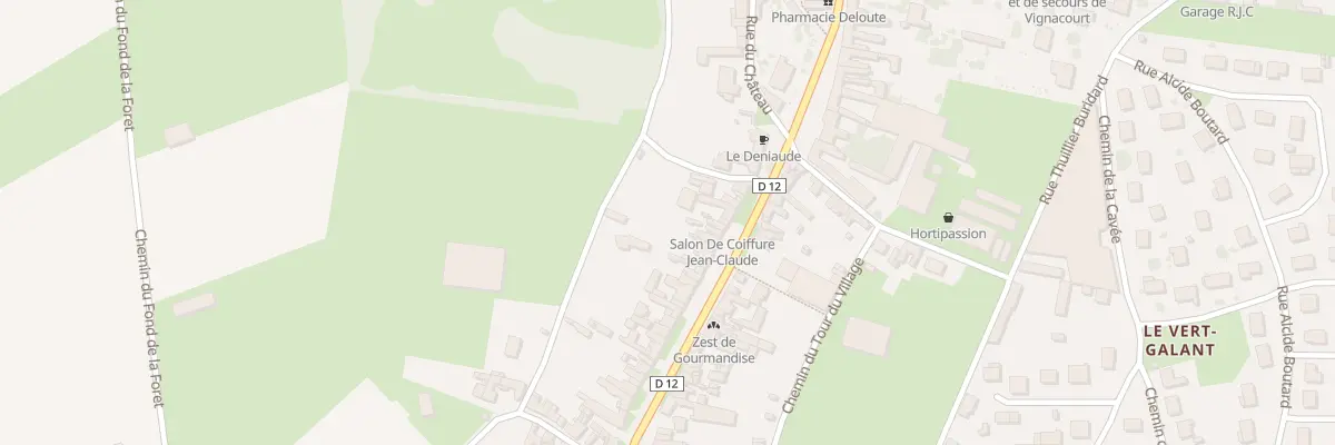 Plan du 88 Rue d’Amiens à Vignacourt