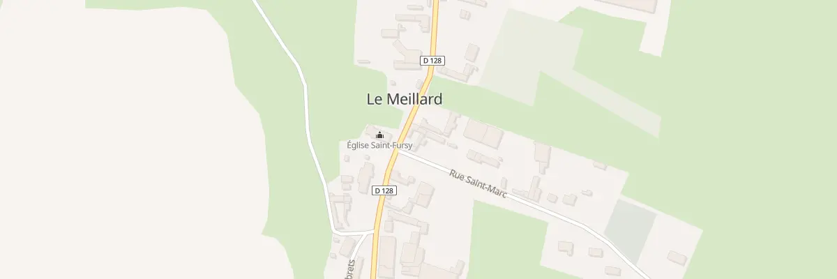 Plan du 1 Rue Saint-marc au Meillard