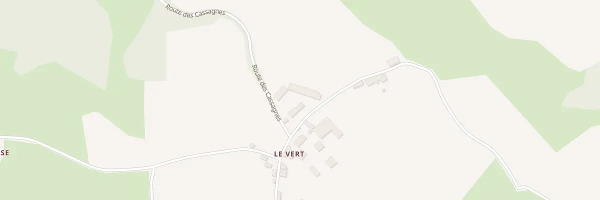 Plan du 5080 Le Vert à Quézac
