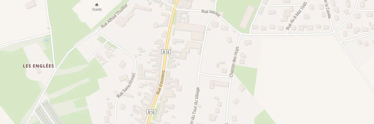Plan du 377 Rue d’Amiens à Vignacourt