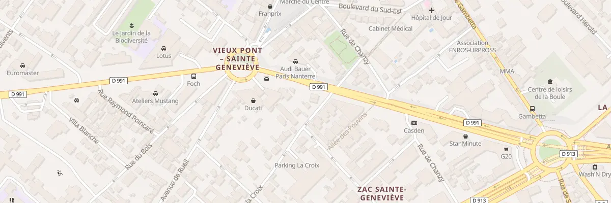 Plan du 18 Rue de la Croix à Nanterre