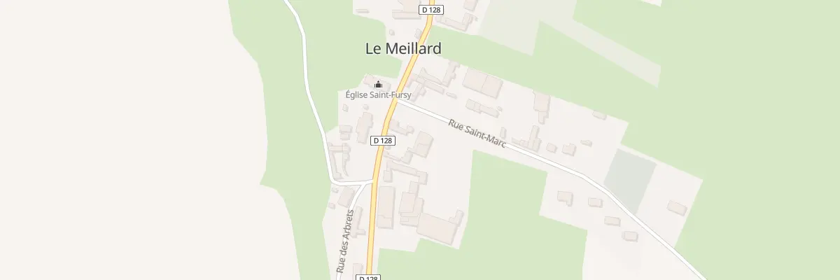 Plan du 10 Rue Principale au Meillard