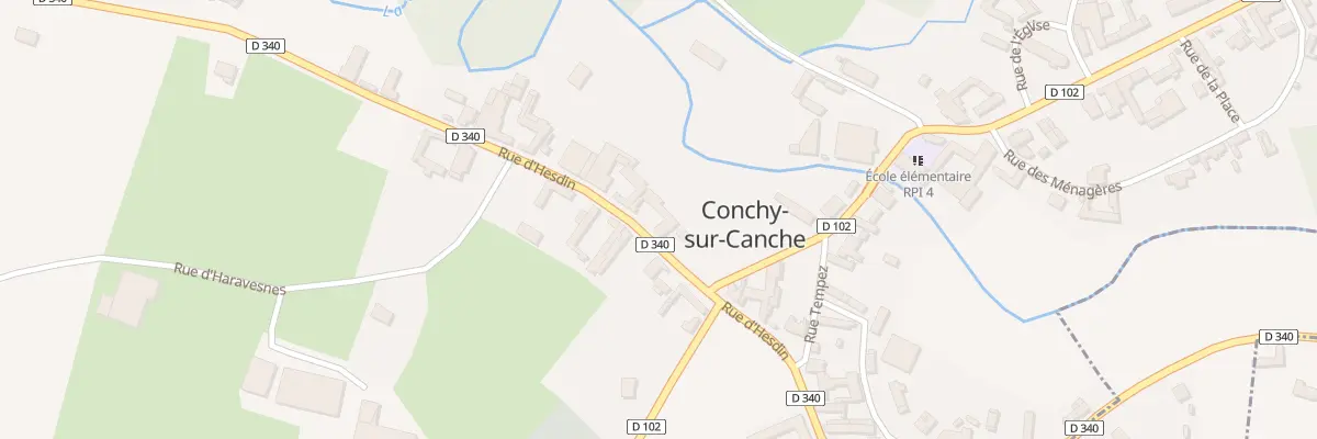 Plan du 22 Rue d’Hesdin à Conchy-sur-Canche