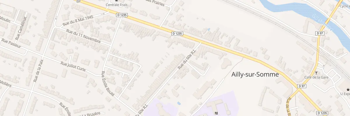 Plan du 7 Rue du 60 Eme R.I. à Ailly-sur-Somme
