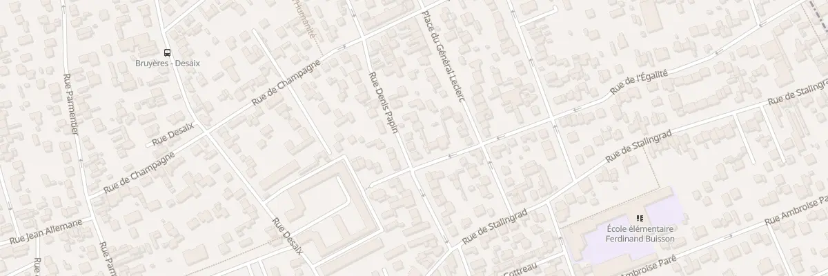 Plan du 14 Rue Denis Papin à Houilles