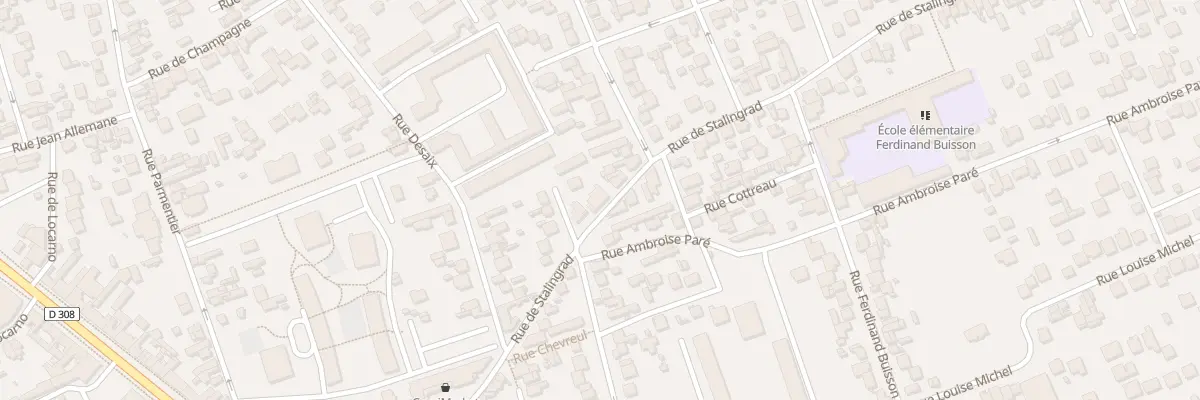 Plan du 45 Rue de Stalingrad à Houilles