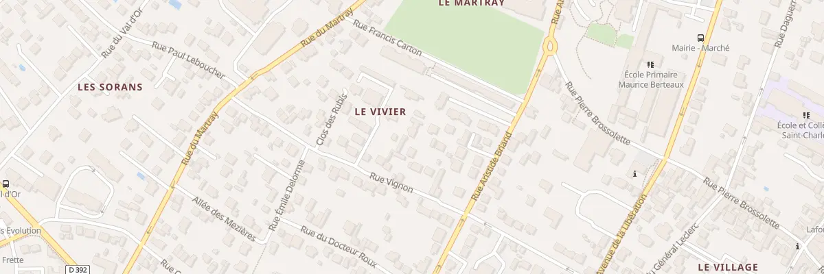 Plan du 38B Rue Vignon à Cormeilles-en-Parisis