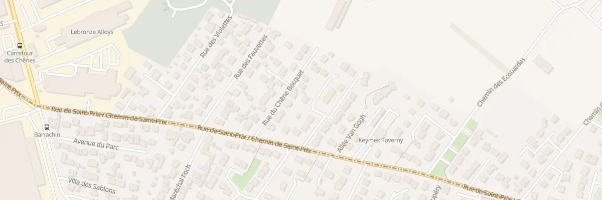 Plan du 10B Rue du Chêne Bocquet à Taverny