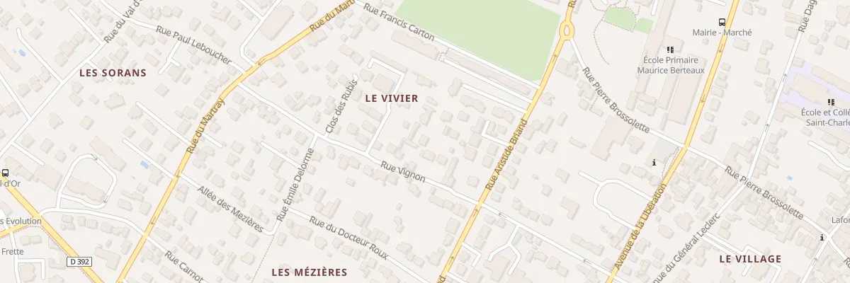 Plan du 36B Rue Vignon à Cormeilles-en-Parisis
