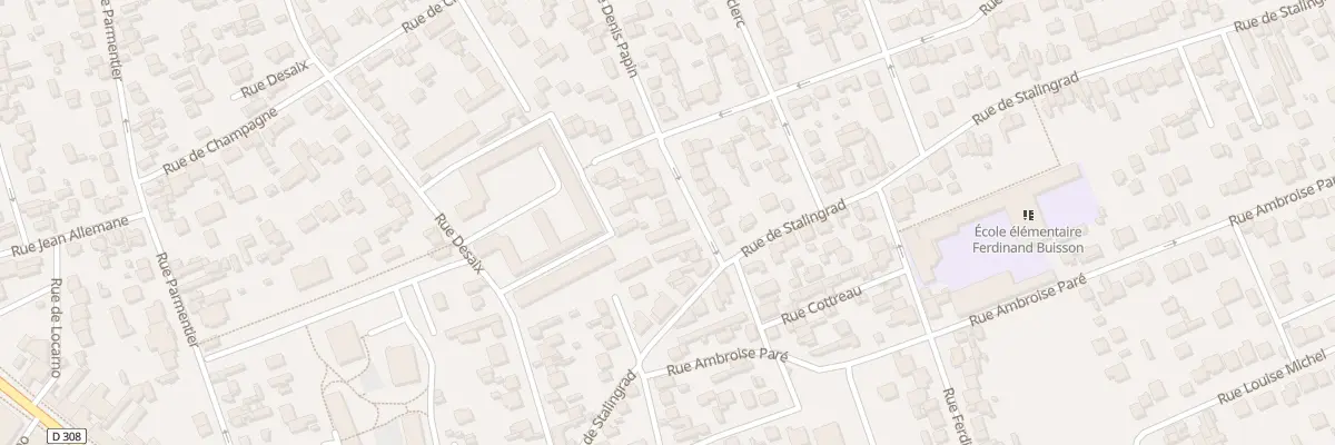 Plan du 7 Rue Denis Papin à Houilles