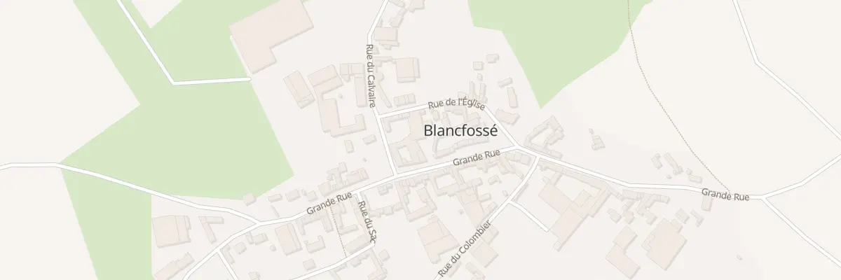 Plan du 22 Gr Grande Rue à Blancfossé