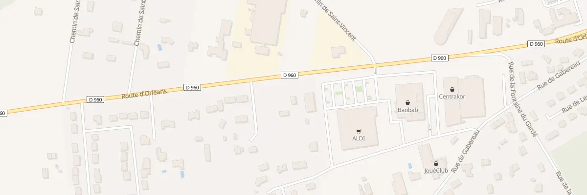Plan du 131 Rte d’Orléans à Châteauneuf-sur-Loire